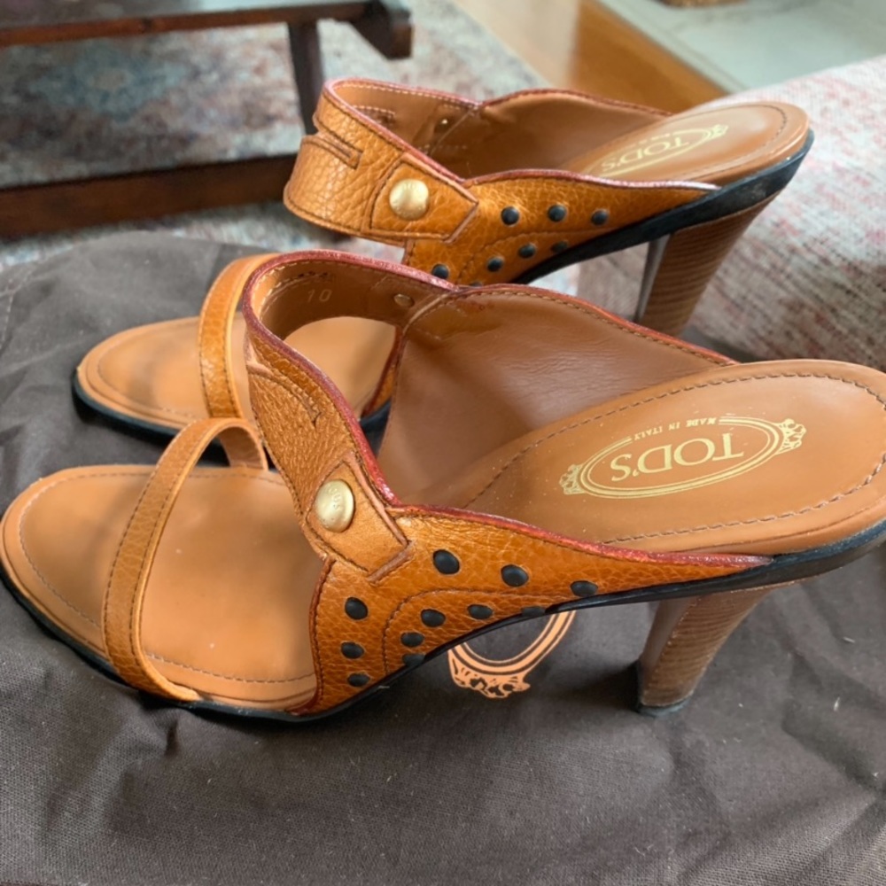 Tod’s High Heeled Mules